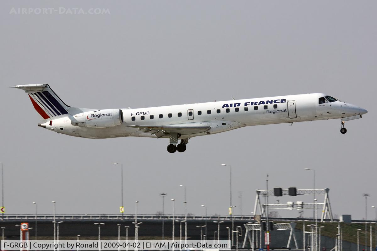 F-GRGB, 1997 Embraer EMB-145EU (ERJ-145EU) C/N 145010, at spl