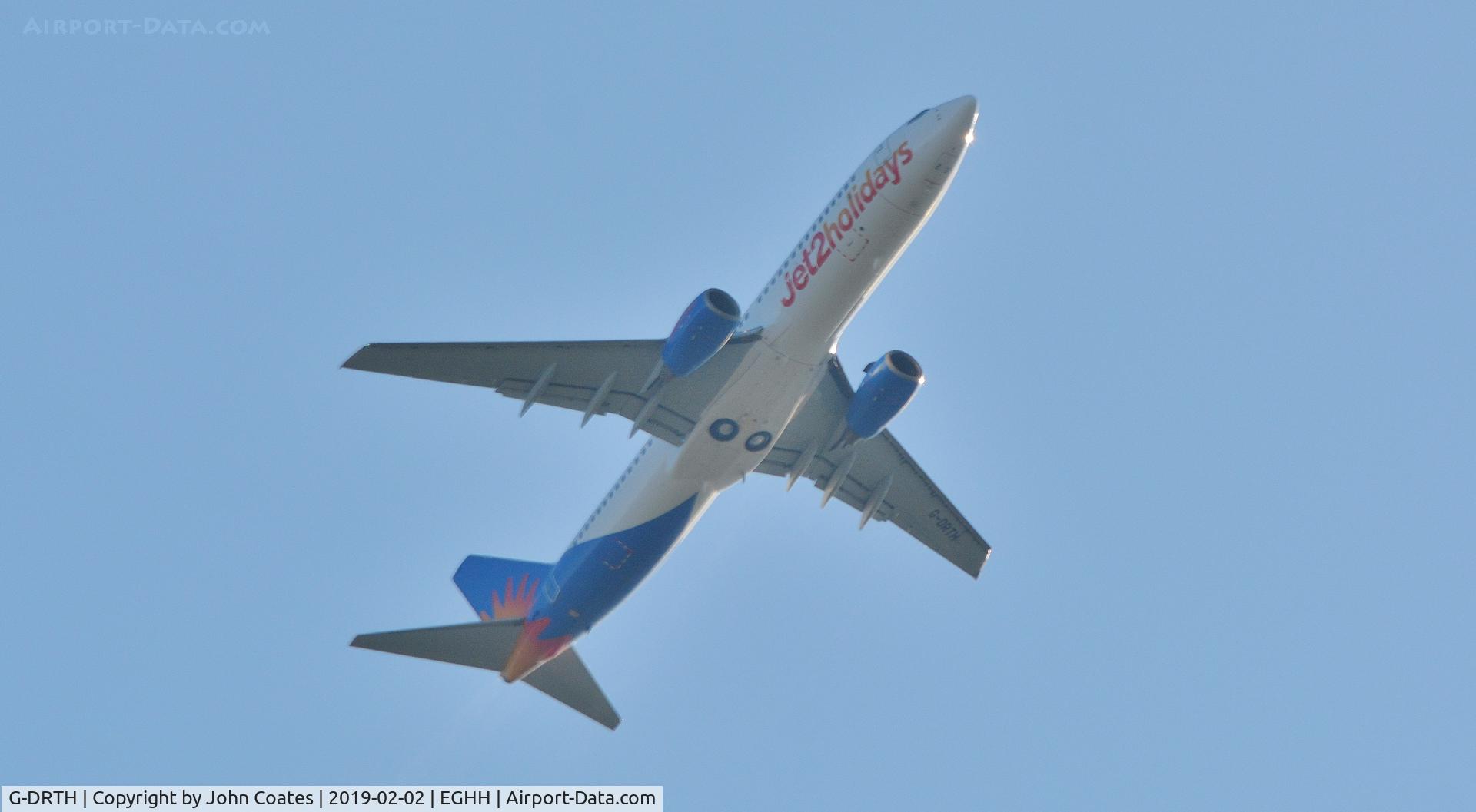 G-DRTH, 2006 Boeing 737-8BK C/N 33828, Departs after repaint