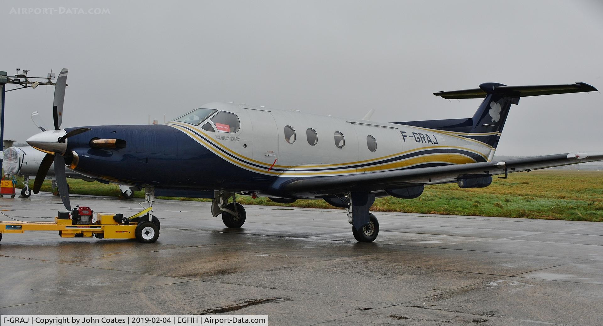F-GRAJ, 2001 Pilatus PC-12/45 C/N 406, Bad weather at BAS