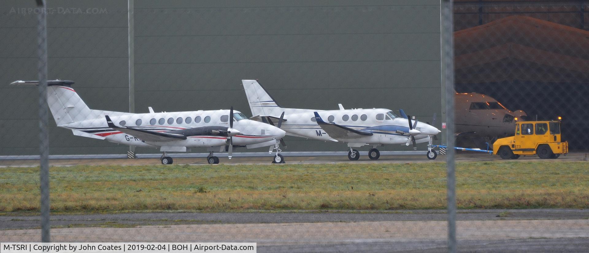 M-TSRI, Hawker Beechcraft C90GTI King Air C/N LJ-2033, At Gama Avn. with G-RANN