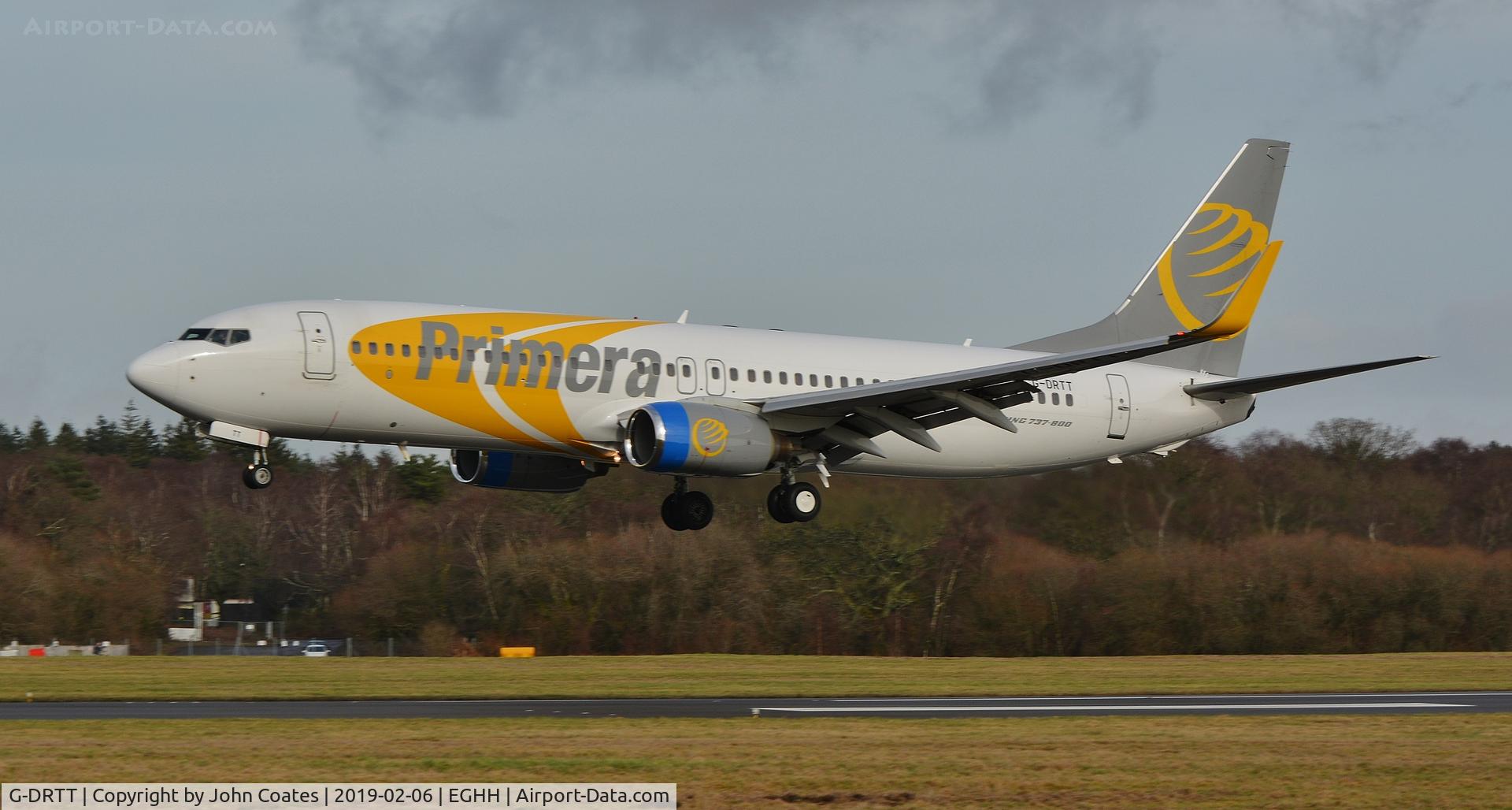 G-DRTT, 2007 Boeing 737-8Q8 C/N 30722, Arriving for repaint to Jet 2