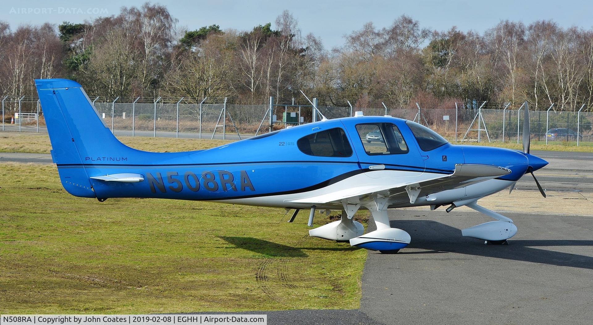 N508RA, 2017 Cirrus SR22 GTS C/N 4458, At Bliss Avn.