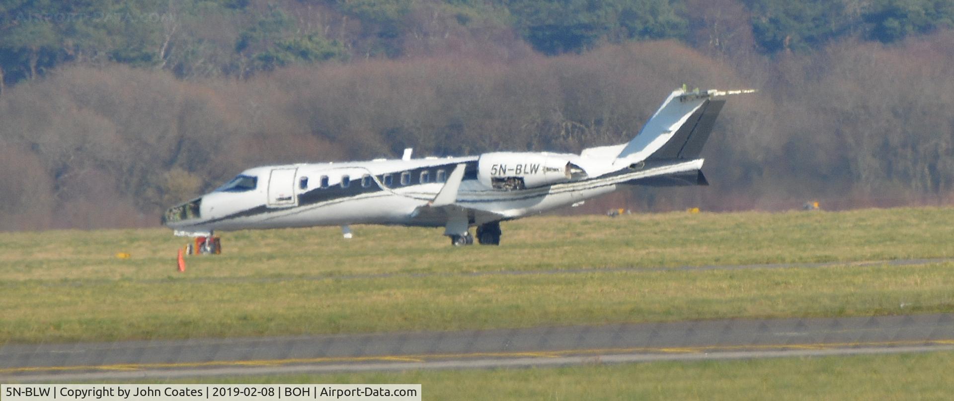 5N-BLW, 2007 Learjet 45 C/N 45-350, Engine running from JETS