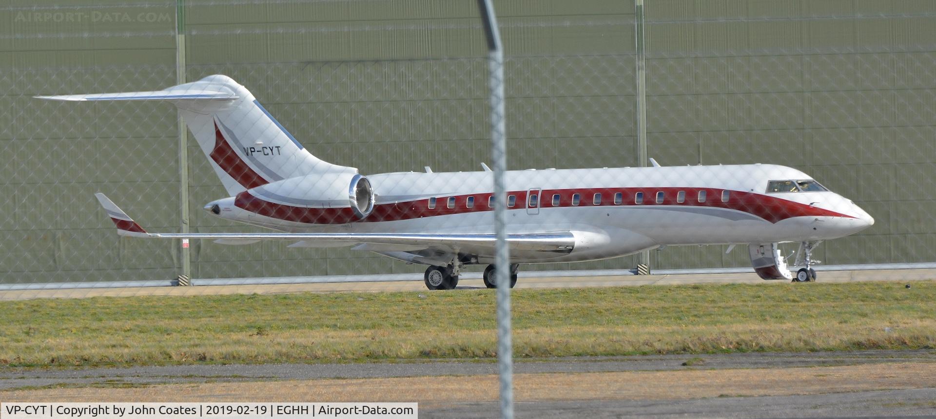 VP-CYT, 2009 Bombardier BD-700 1A10 Global Express C/N 9361, At Gama Avn.