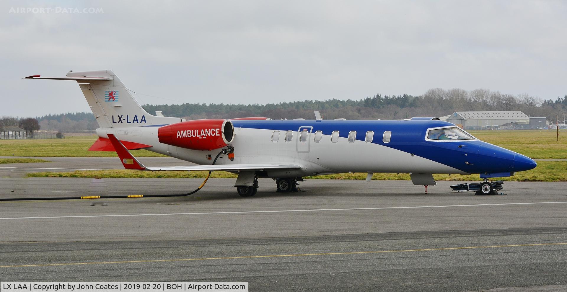 LX-LAA, 2006 Learjet 45 C/N 45-308, Taking fuel