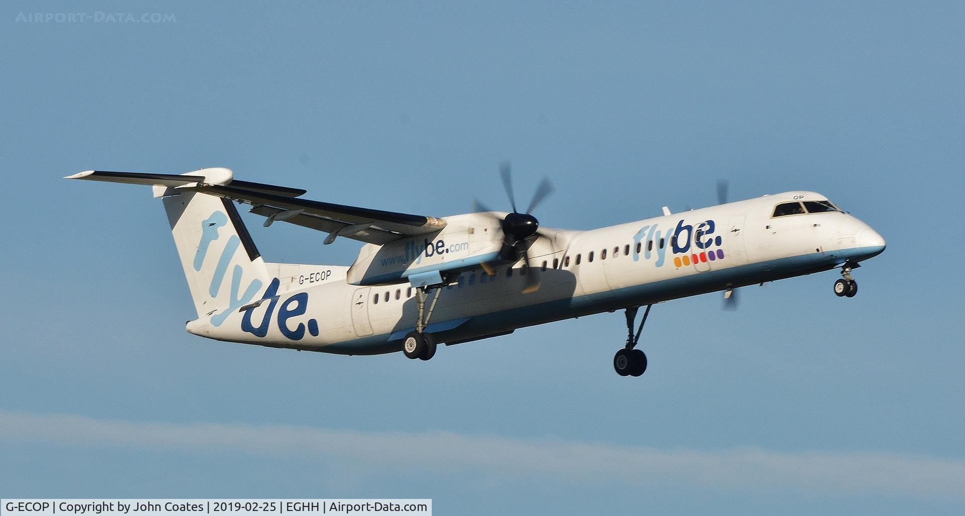 G-ECOP, 2009 De Havilland Canada DHC-8-402Q Dash 8 C/N 4242, Diversion on approach