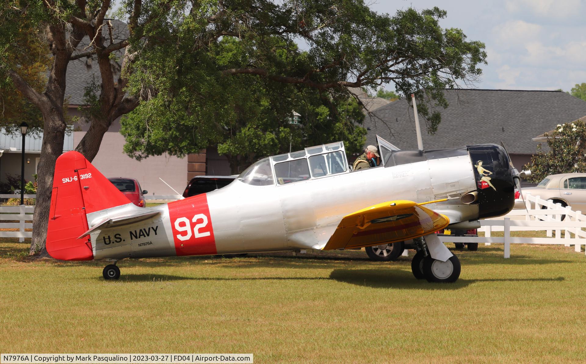 N7976A, 1959 North American AT-6F Texan C/N 121-43192, North American AT-6F