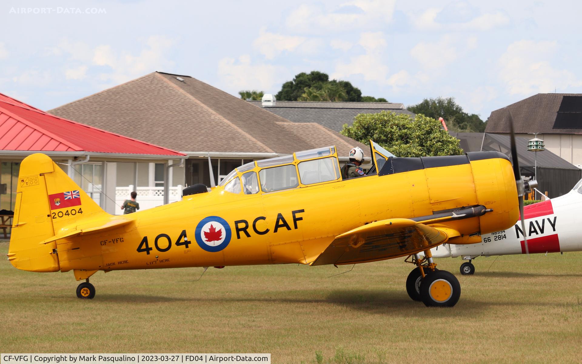 CF-VFG, 1952 Canadian Car & Foundry T-6 Harvard Mk.4 C/N CCF4-195, Harvard Mk.4