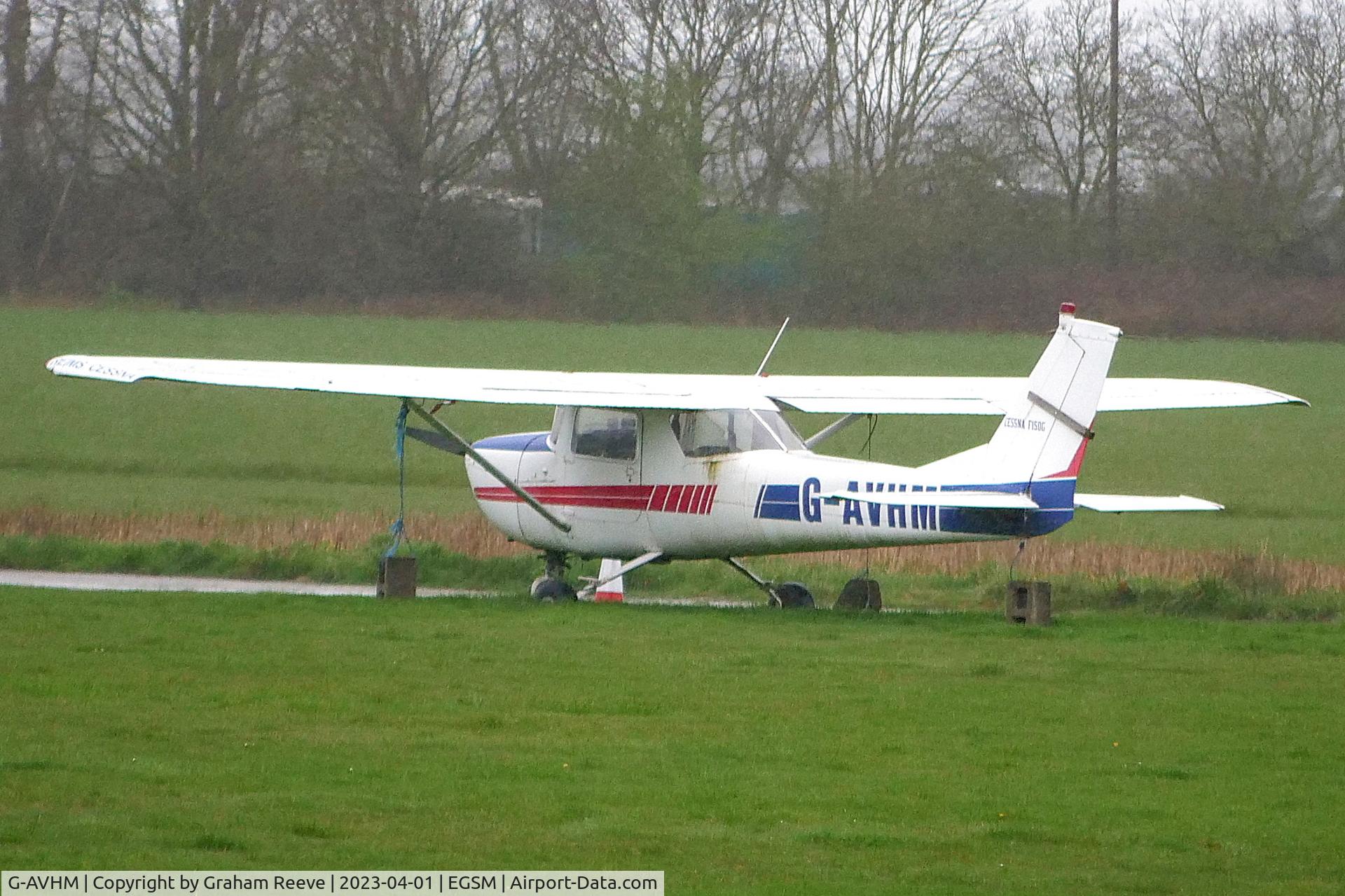 G-AVHM, 1967 Reims F150G C/N 0181, Parked at Beccles.
