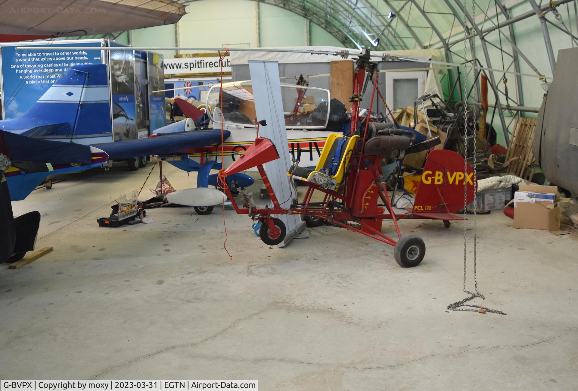G-BVPX, 1997 Bensen B-8 (Mod) Gyrocopter C/N PFA G/011-1237, Bensen B-8 (Mod) Gyrocopter at Enstone.