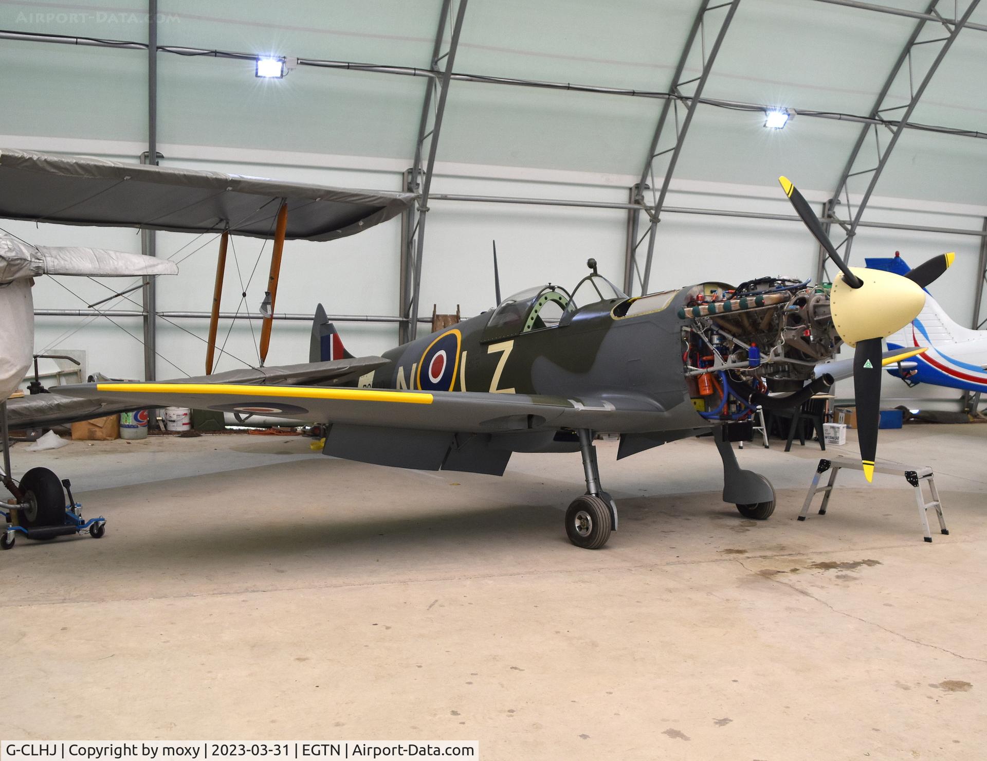 G-CLHJ, 2019 Supermarine Aircraft Spitfire Mk.26B C/N LAA 324-15249, Supermarine Aircraft Spitfire Mk.26B at Enstone. Marked as R6800