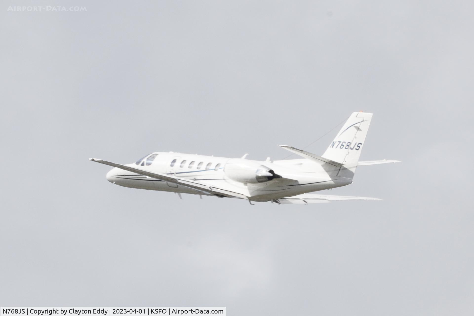 N768JS, 2005 Cessna 560 Citation Encore + C/N 560-0752, SFO 2023.