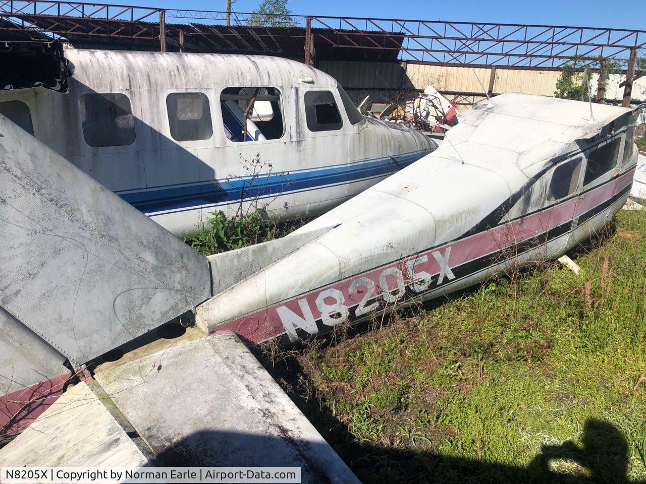 N8205X, 1961 Cessna 172B C/N 17248705, Junk yard in FL