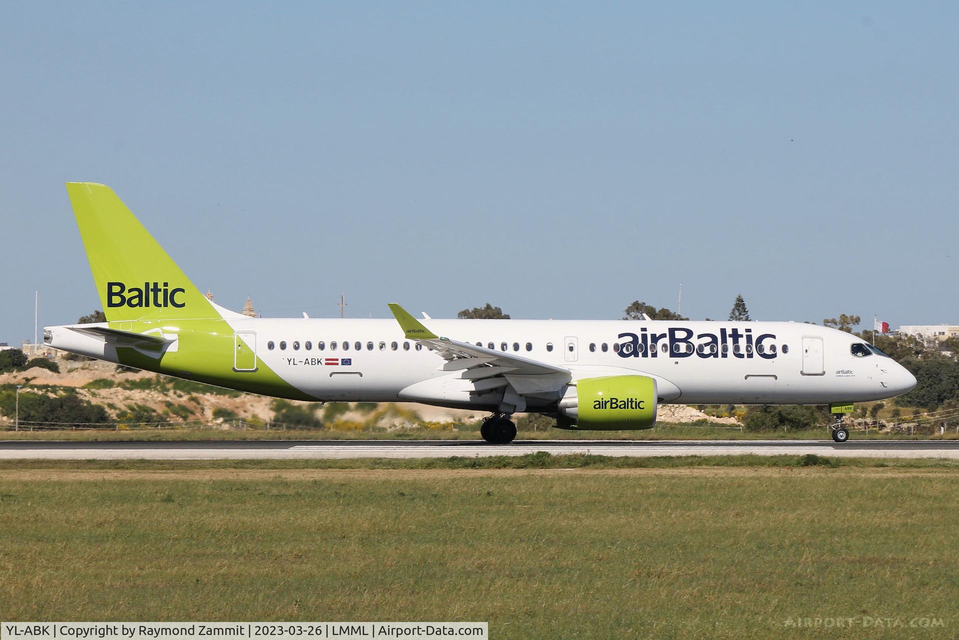 YL-ABK, 2022 Airbus A220-300 C/N 55182, A220 YL-ABK Air Baltic