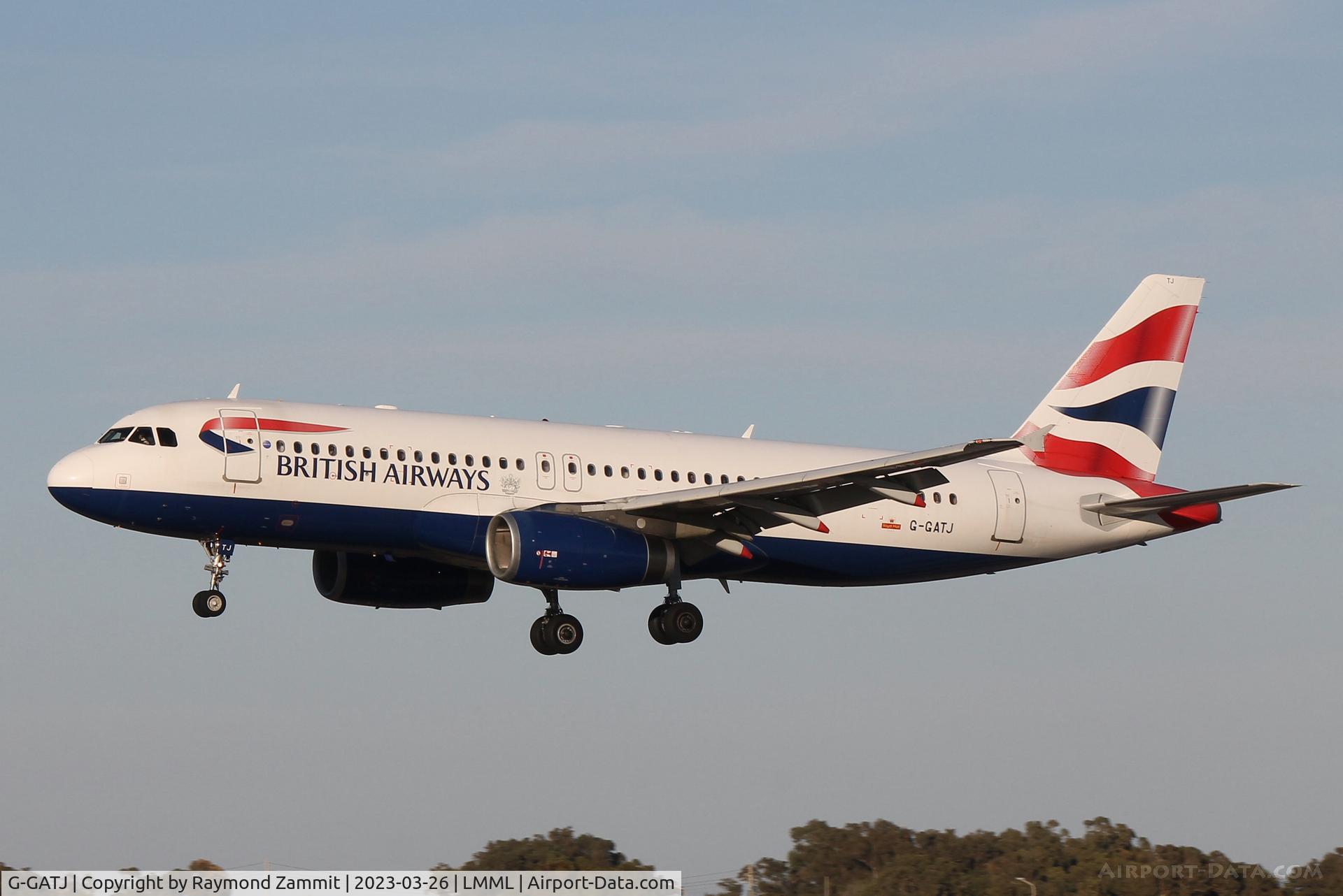 G-GATJ, 2001 Airbus A320-233 C/N 1509, A320 G-GATJ British Airways