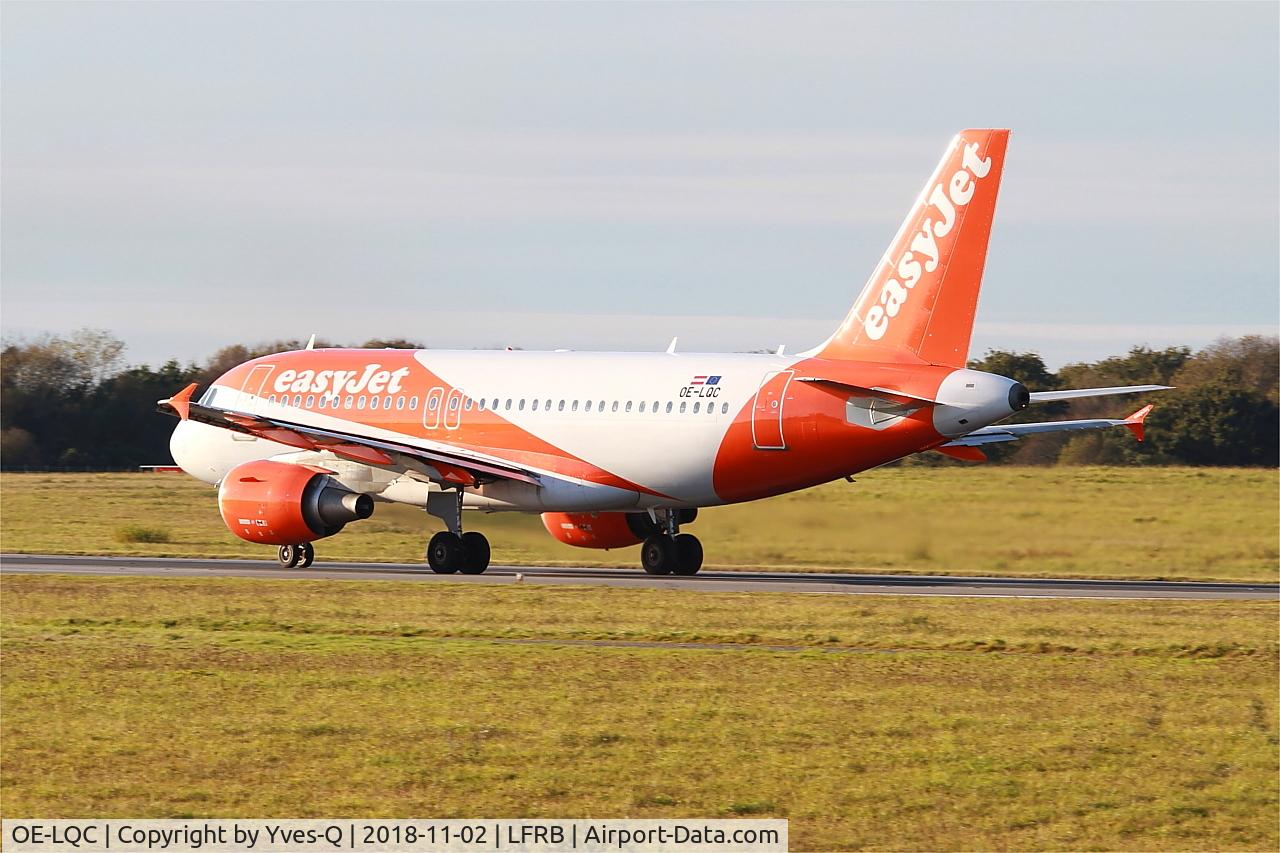 OE-LQC, 2009 Airbus A319-111 C/N 3788, Airbus A319-111, Take off run rwy 25L, Brest-Bretagne Airport (LFRB-BES)
