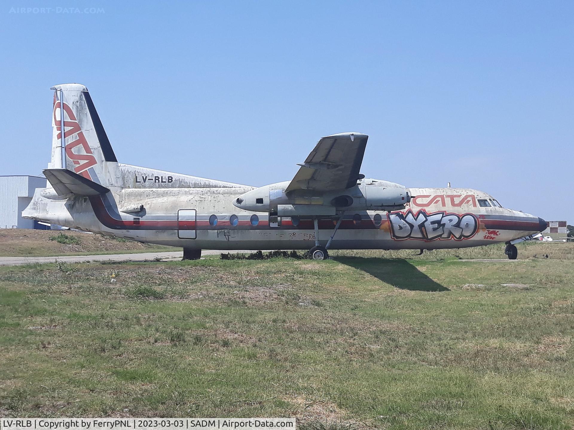 LV-RLB, 1959 Fairchild F-27J C/N 42, Cata F27 stored at Moron for some time now