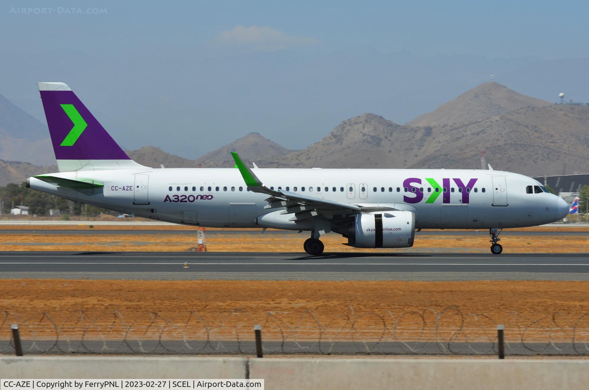 CC-AZE, 2018 Airbus A320-251N C/N 8521, Arrival of Sky A320N