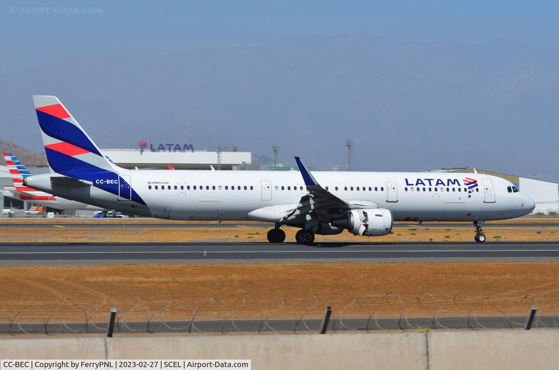 CC-BEC, 2014 Airbus A321-211 C/N 6406, Landing of Latam A321
