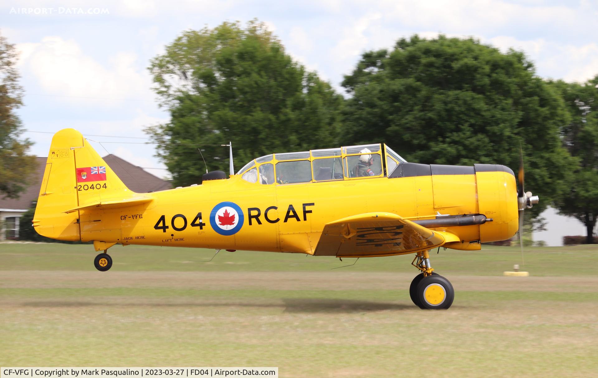 CF-VFG, 1952 Canadian Car & Foundry T-6 Harvard Mk.4 C/N CCF4-195, Harvard Mk.4