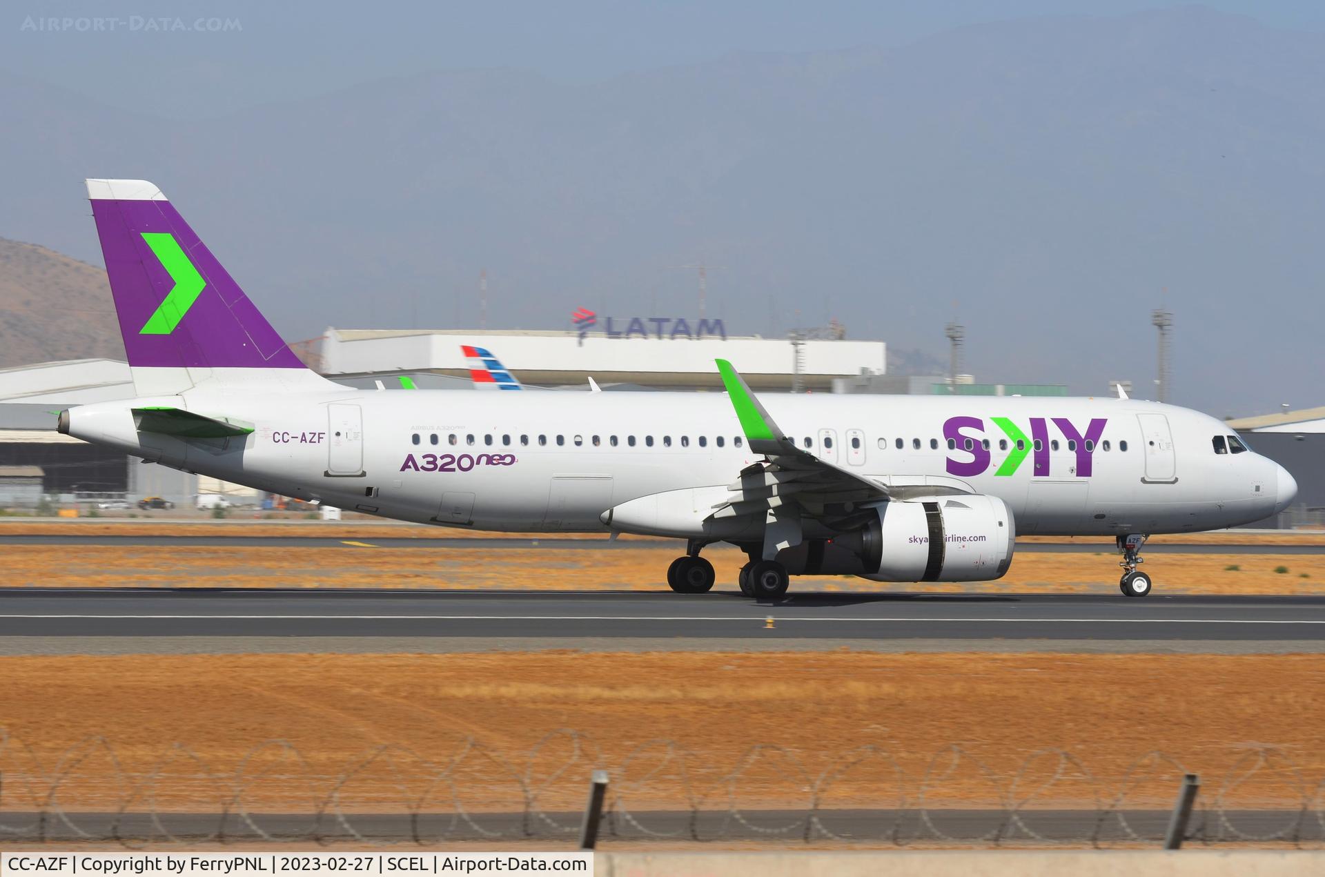 CC-AZF, 2018 Airbus A320-251N C/N 8497, Arrival of SKY A320N