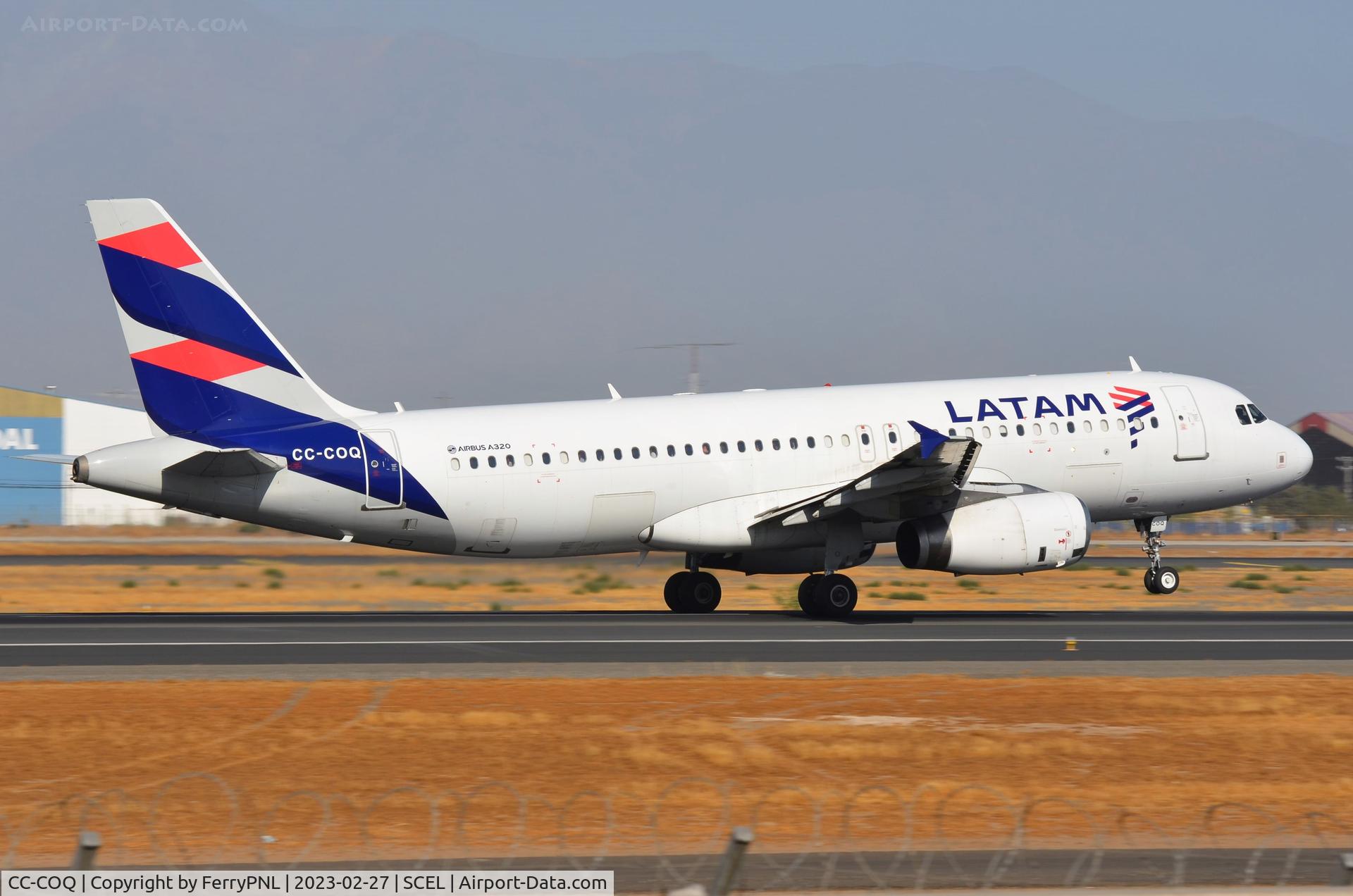 CC-COQ, 2002 Airbus A320-233 C/N 1877, Rotation for Latam A320