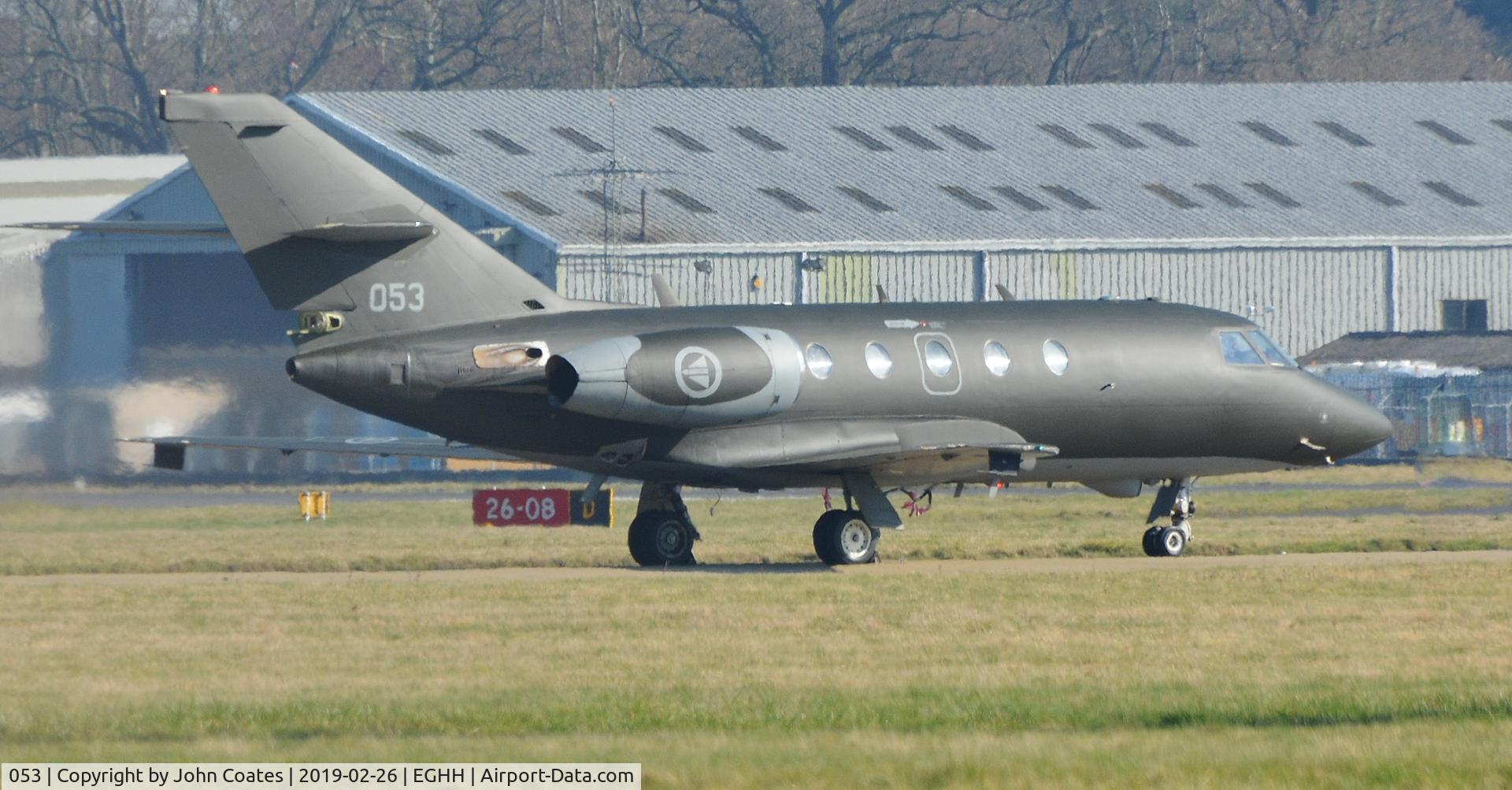 053, 1966 Dassault Falcon (Mystere) 20ECM C/N 053, At Cobham Avn.