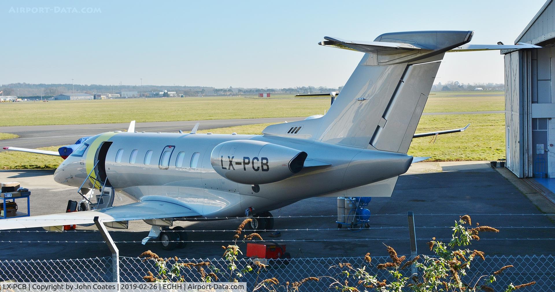 LX-PCB, 2018 Pilatus PC-24 C/N 116, At BAS