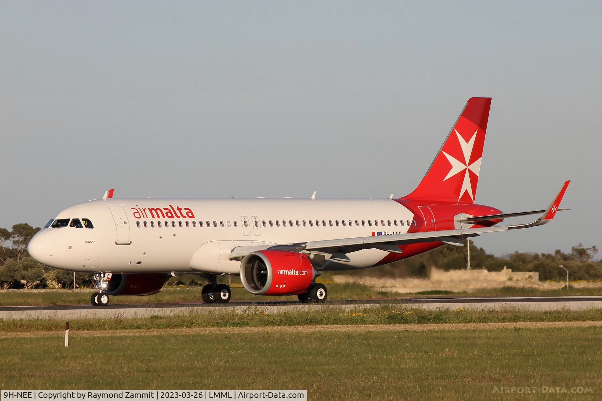 9H-NEE, 2023 Airbus A320-251N C/N 11366, A320Neo 9H-NEE Air Malta seen here with new livery.