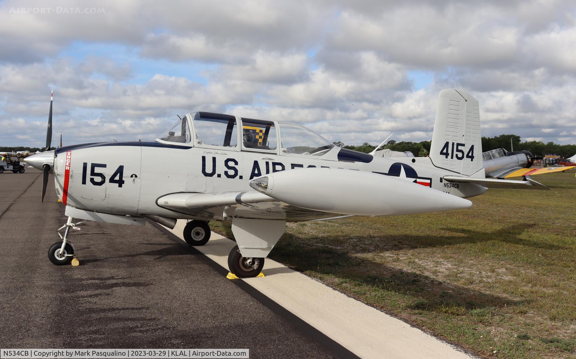 N534CB, 1953 Beech (CCF) T-34A (A45) Mentor C/N CCF34-123, Beech T-34A