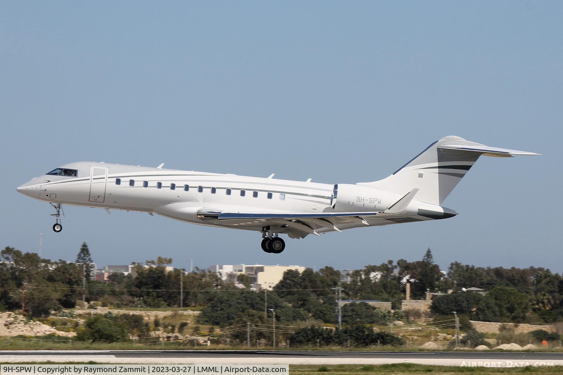 9H-SPW, Bombardier BD-700- 1A10 Global 6500 C/N 60079, Bombardier BD-700 Gòobal 6500 9H-SPW AV8Jet Charter