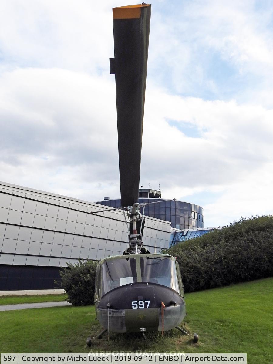 597, 1960 Bell UH-1B Iroquois C/N 243, At the National Norwegian Aviation Museum