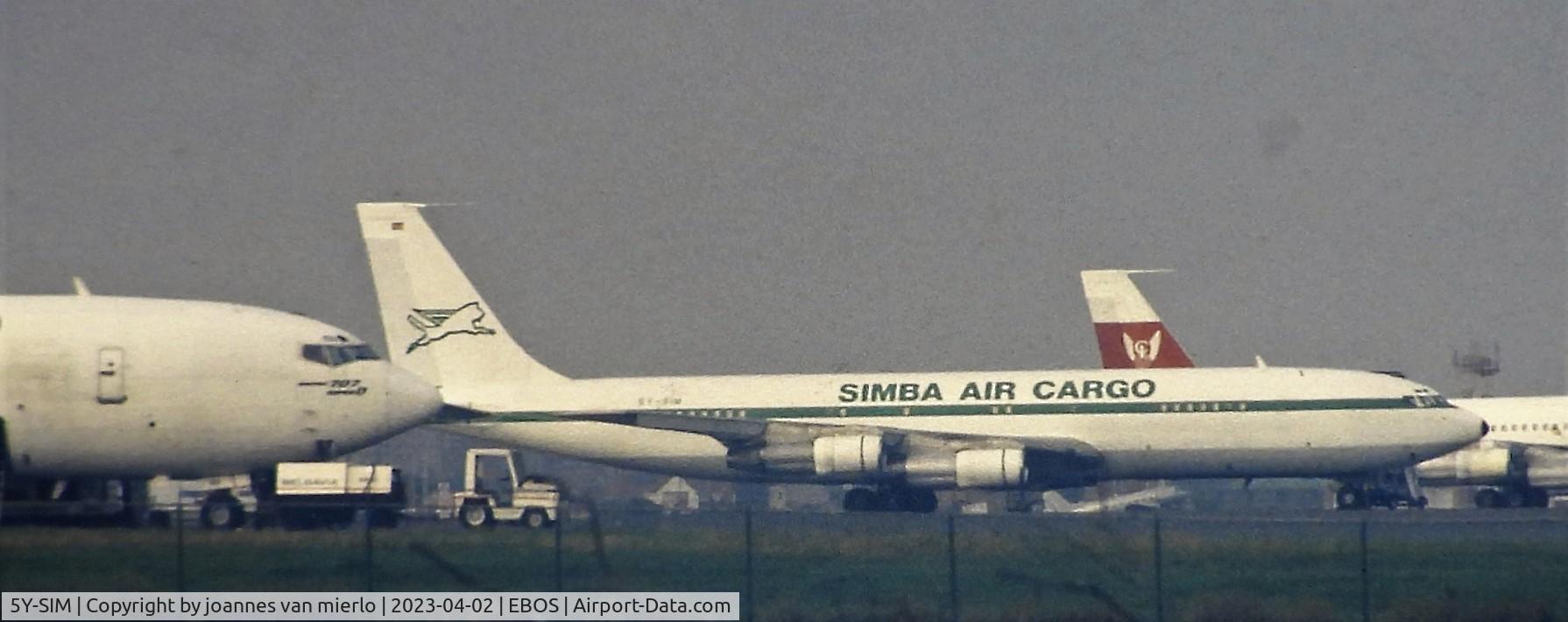 5Y-SIM, 1971 Boeing 707-336C C/N 20517, Slide scan