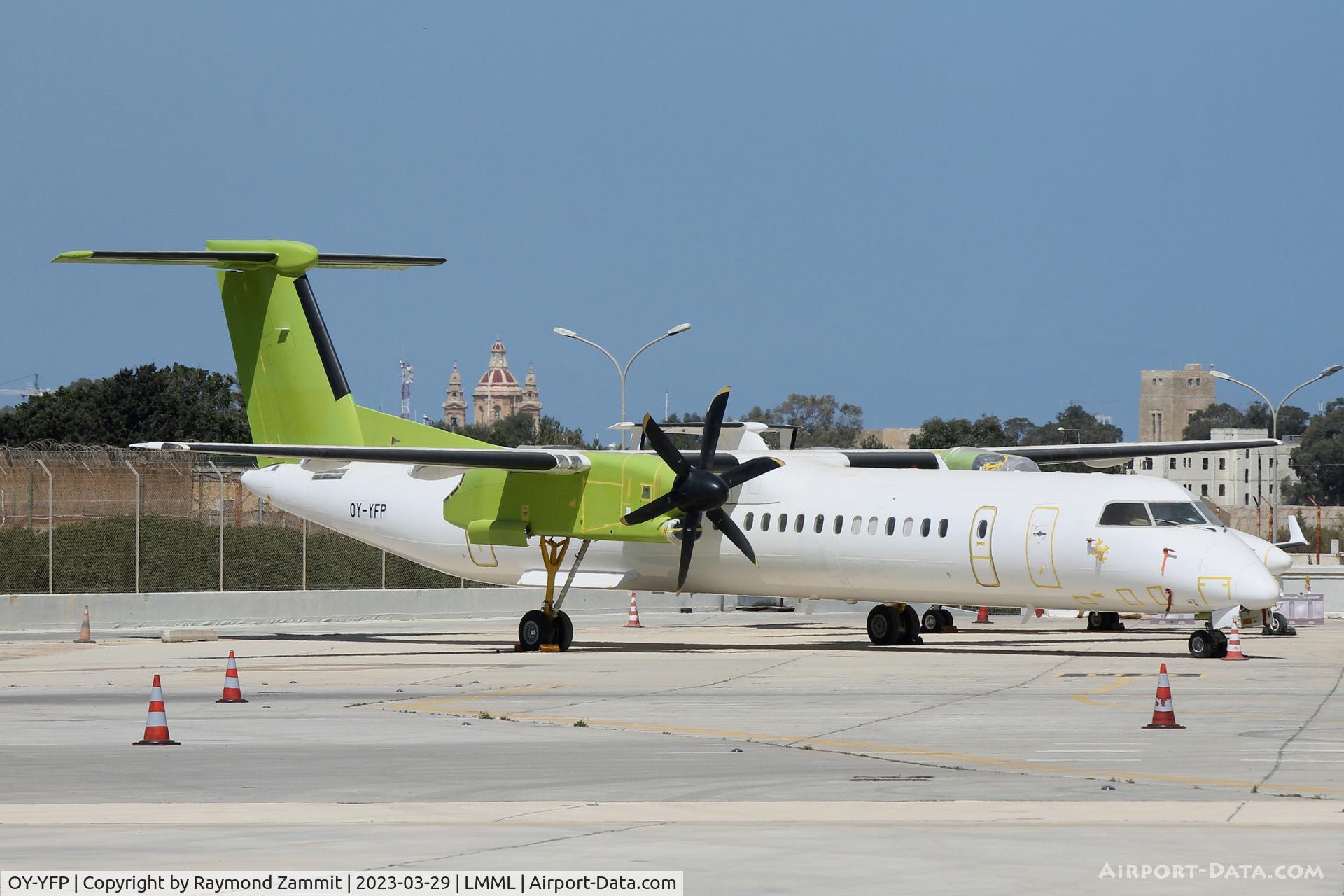 OY-YFP, Bombardier DHC-8-400 Dash 8 C/N 4444, Bombardier DHC-8 OY-YFP Nordic Aviation Capital (Ex Air Baltic)
