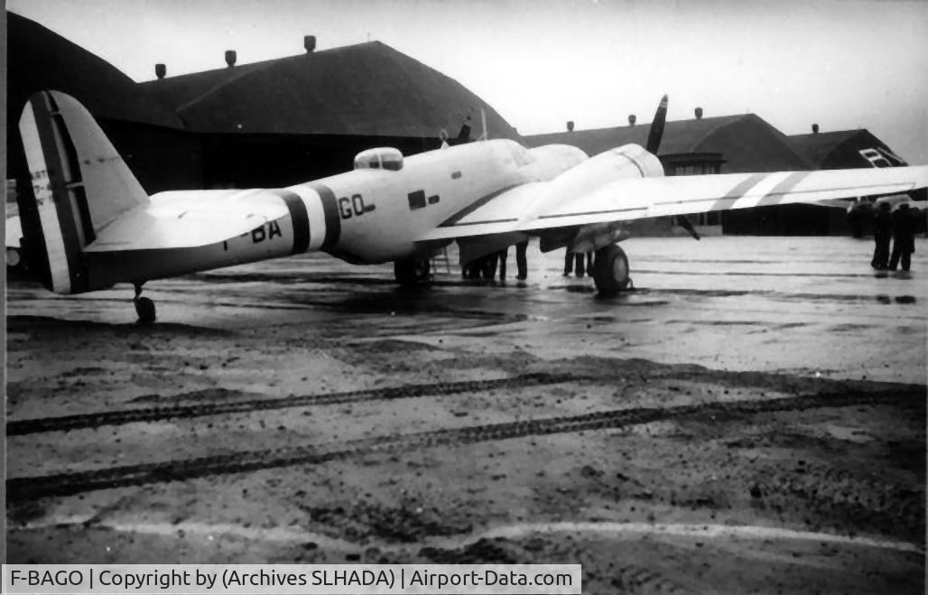 F-BAGO, Martin 167A-3 Maryland C/N 112, Martin 167 n° 112 militaire mais avec immatriculation civile F-BAGO.