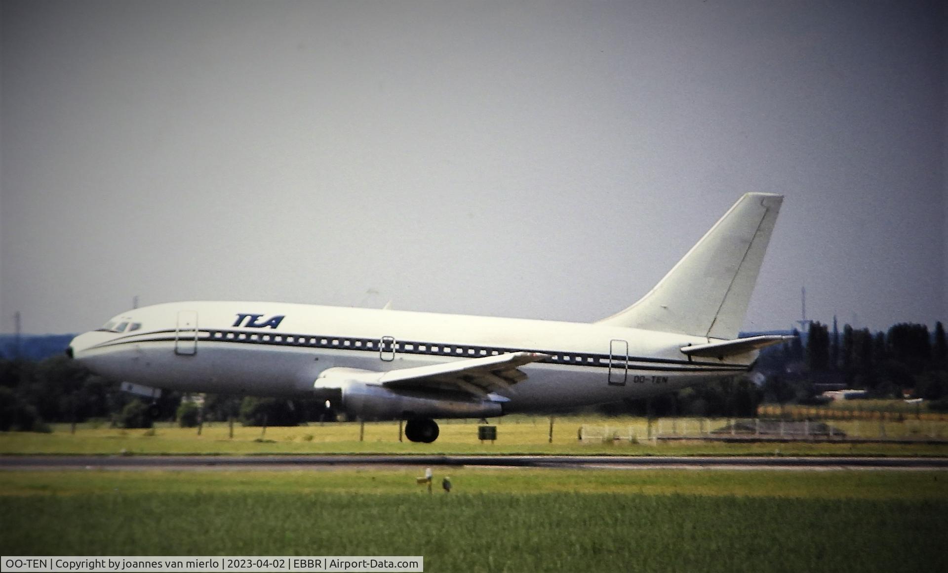 OO-TEN, 1980 Boeing 737-2M8 C/N 21955, Slide scan