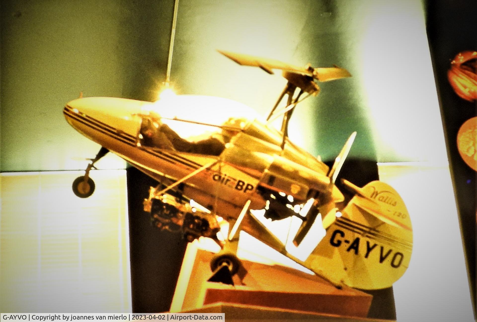 G-AYVO, 1971 Wallis WA.120 Series 1 C/N K/602/X, Slide scan British Museum