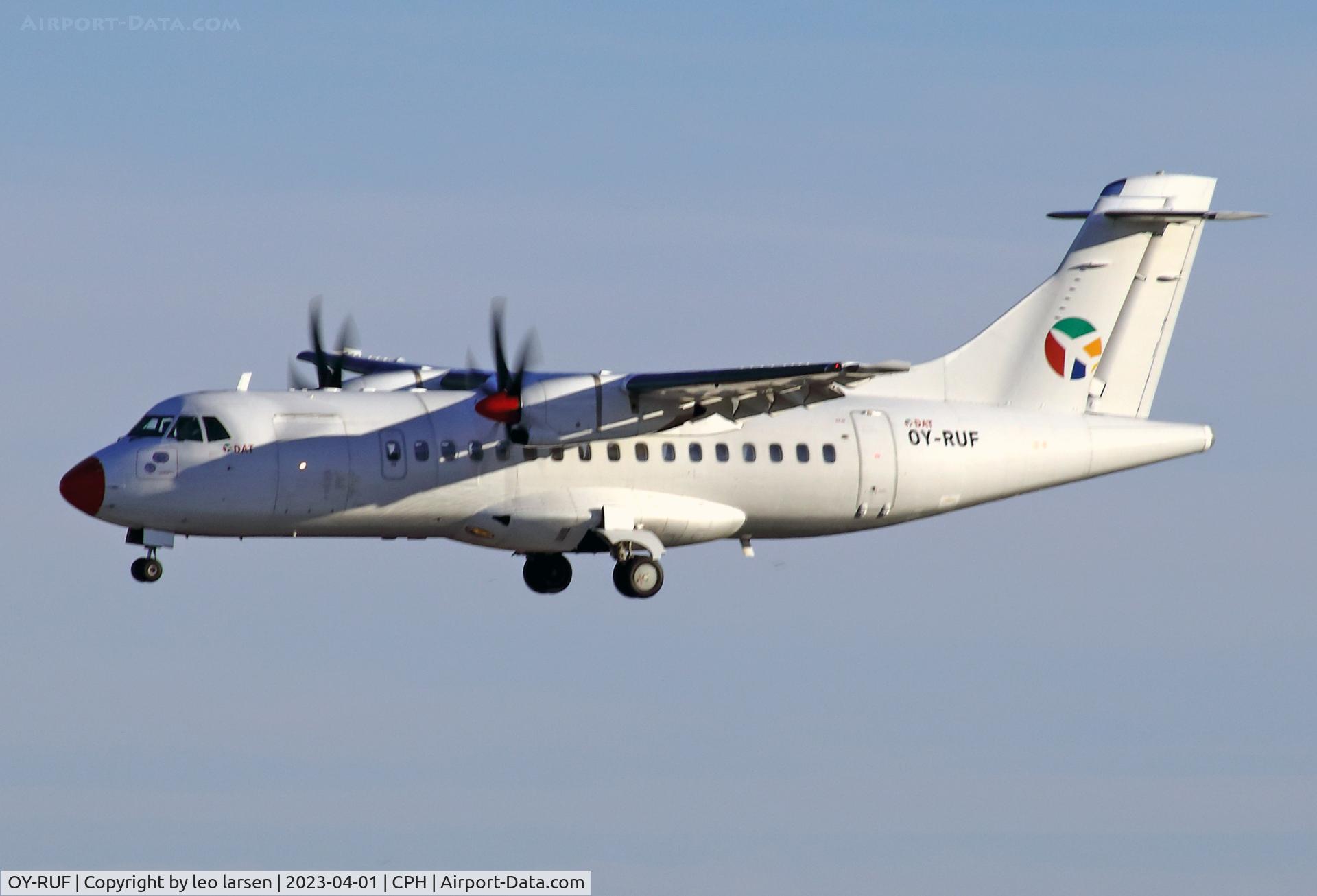 OY-RUF, 1997 ATR 42-500 C/N 515, Copenhagen 1.4.2023