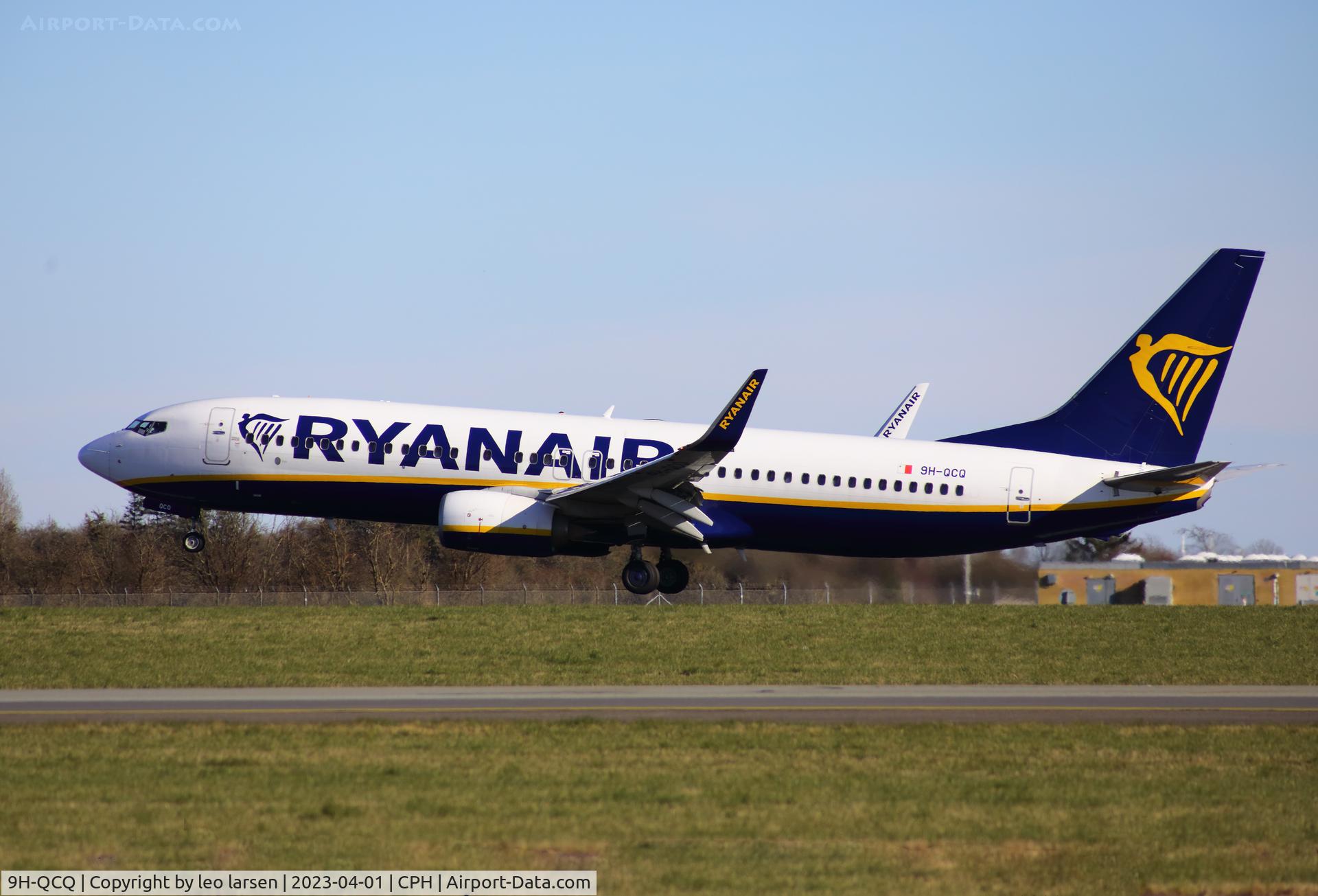 9H-QCQ, 2016 Boeing 737-8AS C/N 44735, Copenhagen 1.4.2023