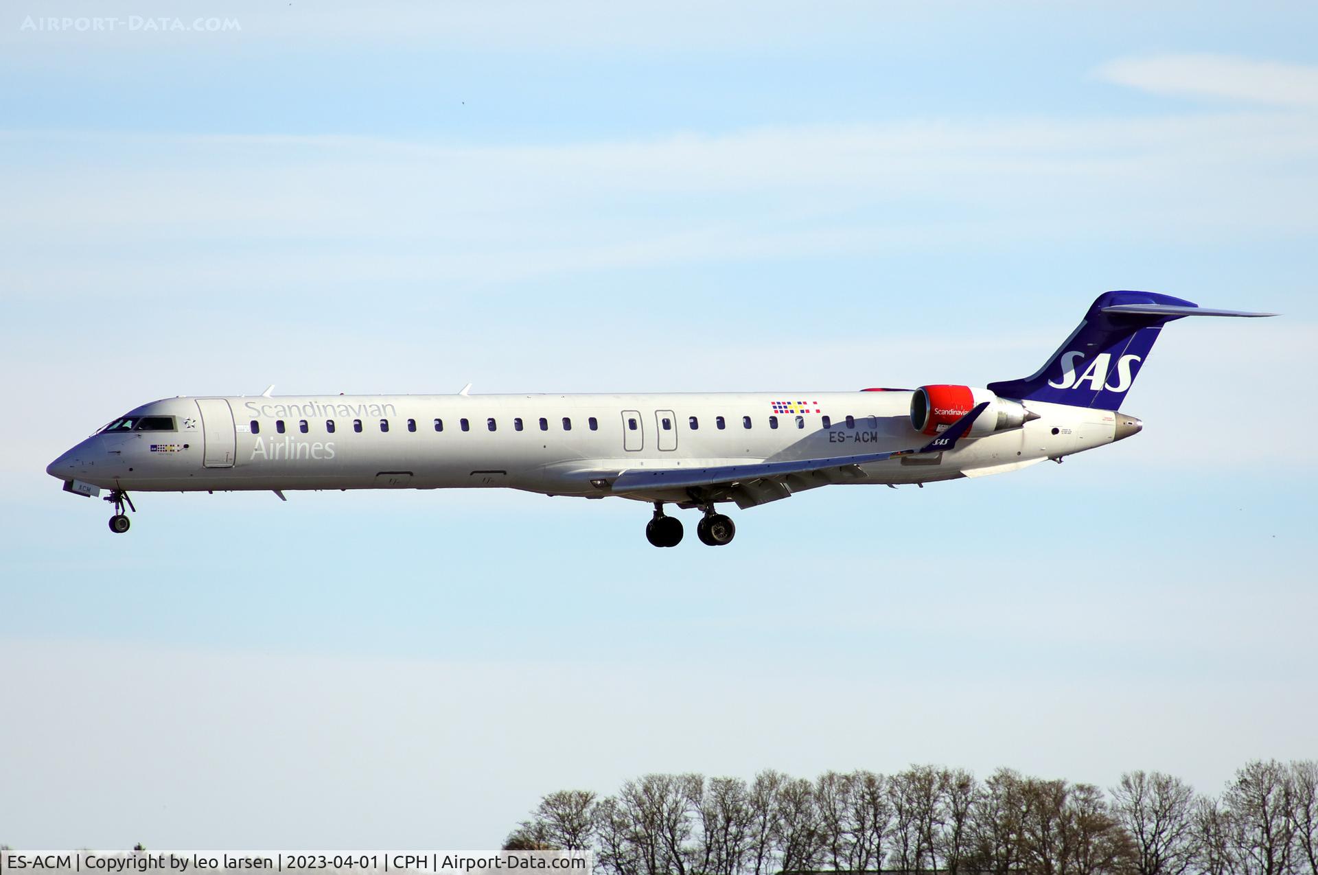 ES-ACM, 2008 Bombardier CRJ-900 (CL-600-2D24) C/N 15206, Copenhagen 1.4.2023