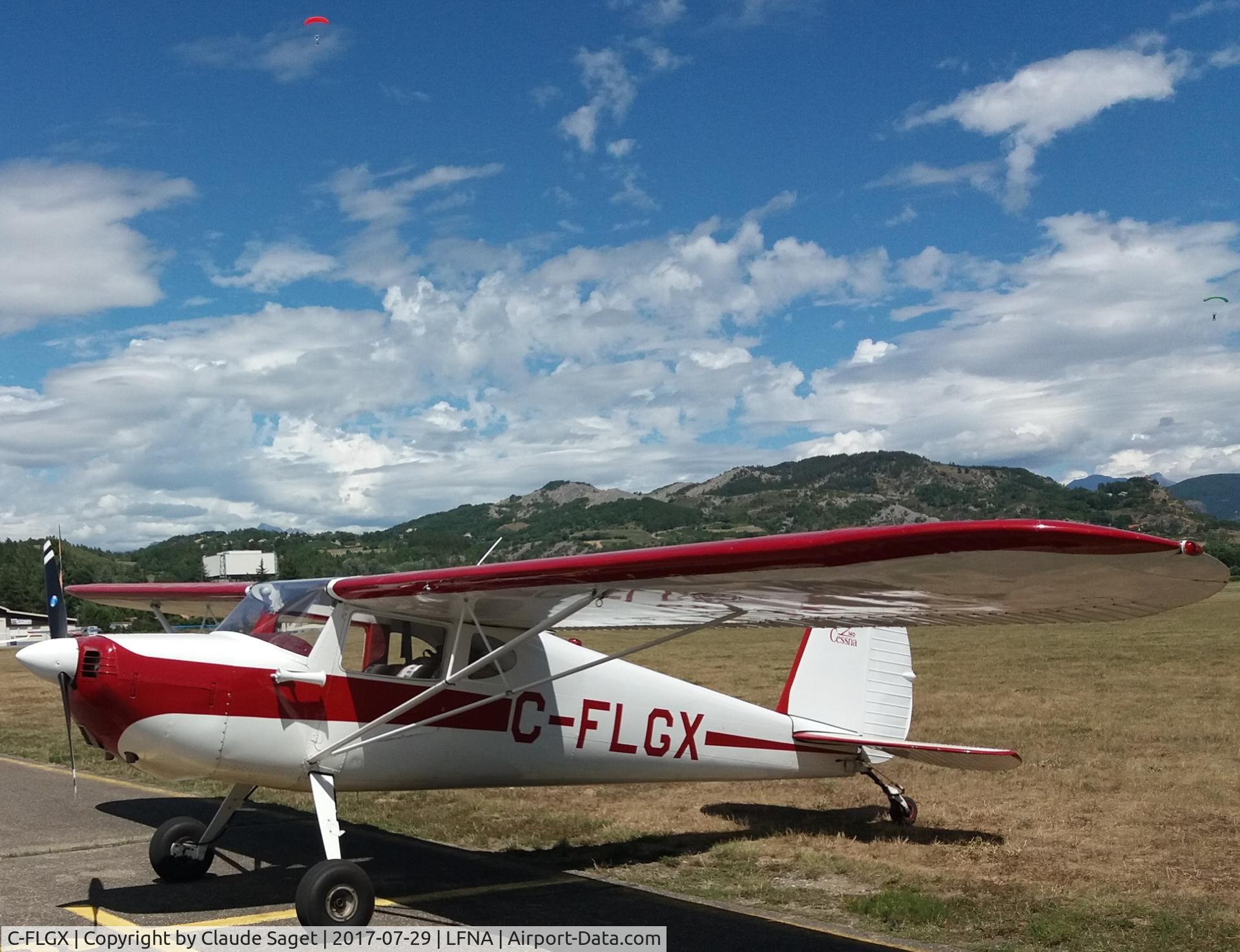 C-FLGX, Cessna 140 C/N C-FLGX, Pic taken at LFNA