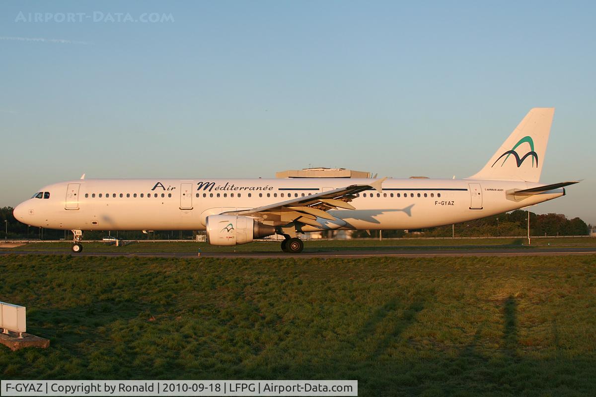 F-GYAZ, 1994 Airbus A321-111 C/N 519, at cdg