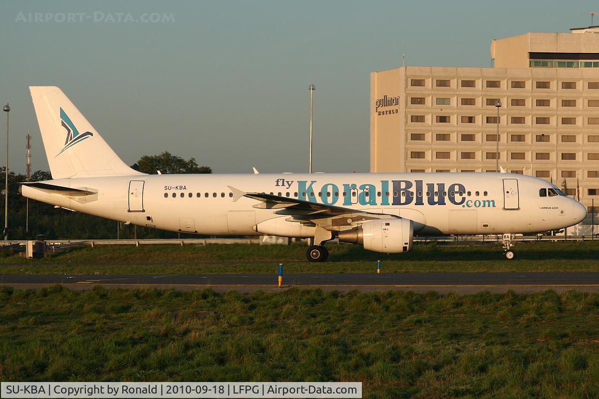 SU-KBA, 1998 Airbus A320-214 C/N 937, at cdg