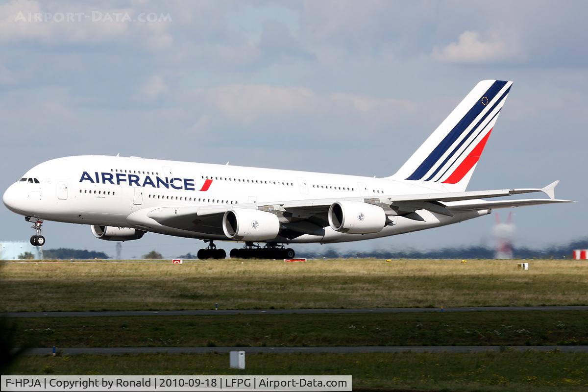 F-HPJA, 2010 Airbus A380-861 C/N 033, at cdg