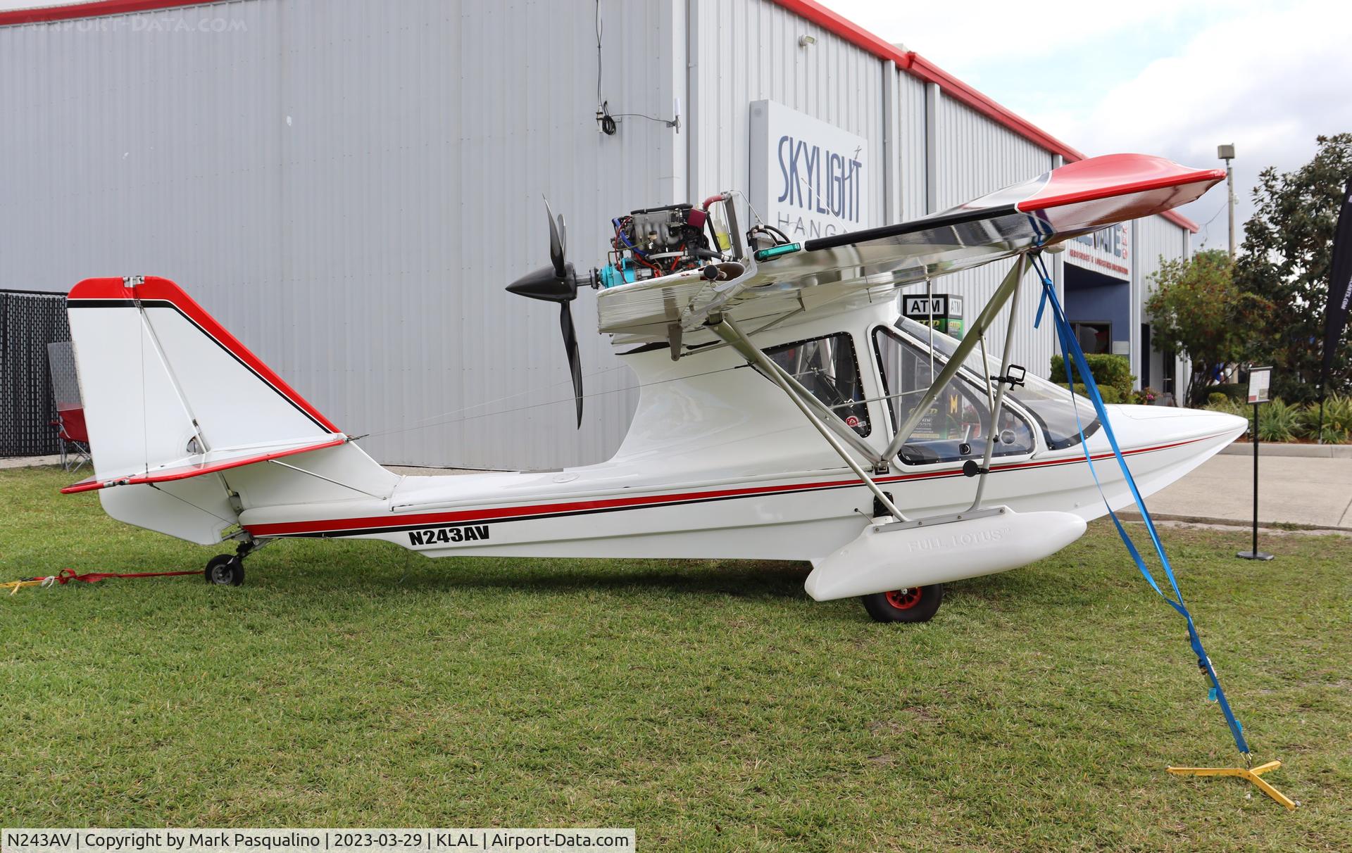 N243AV, 2021 Aero Adventure Aventura II C/N AA22A0189, Aero Adventure Aventura II