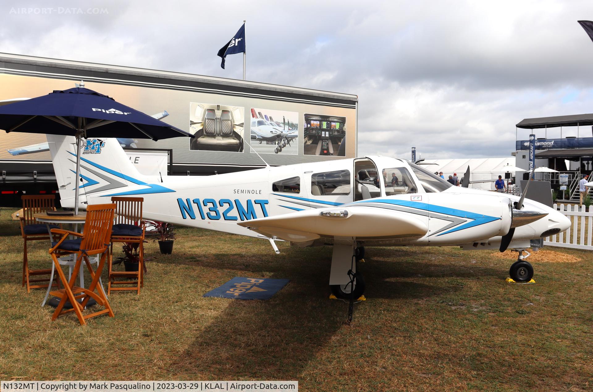 N132MT, 2022 Piper PA-44-180 Seminole C/N 4496540, Piper PA-44-180