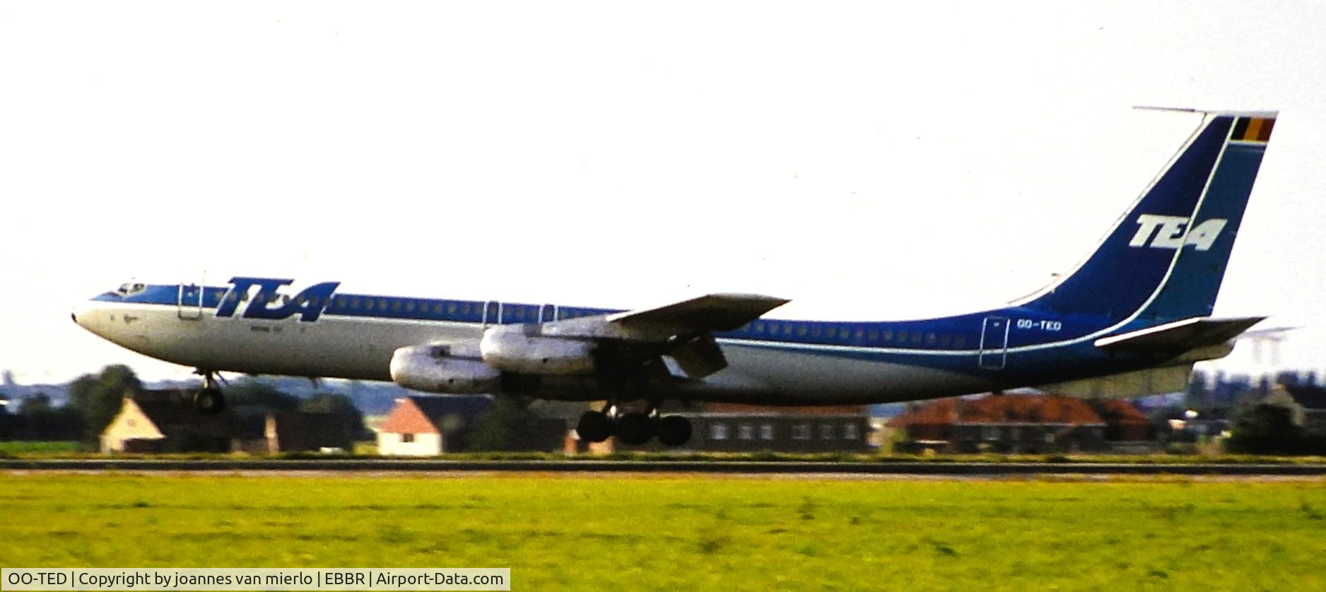 OO-TED, 1959 Boeing 707-131 C/N 17665, Slide scan