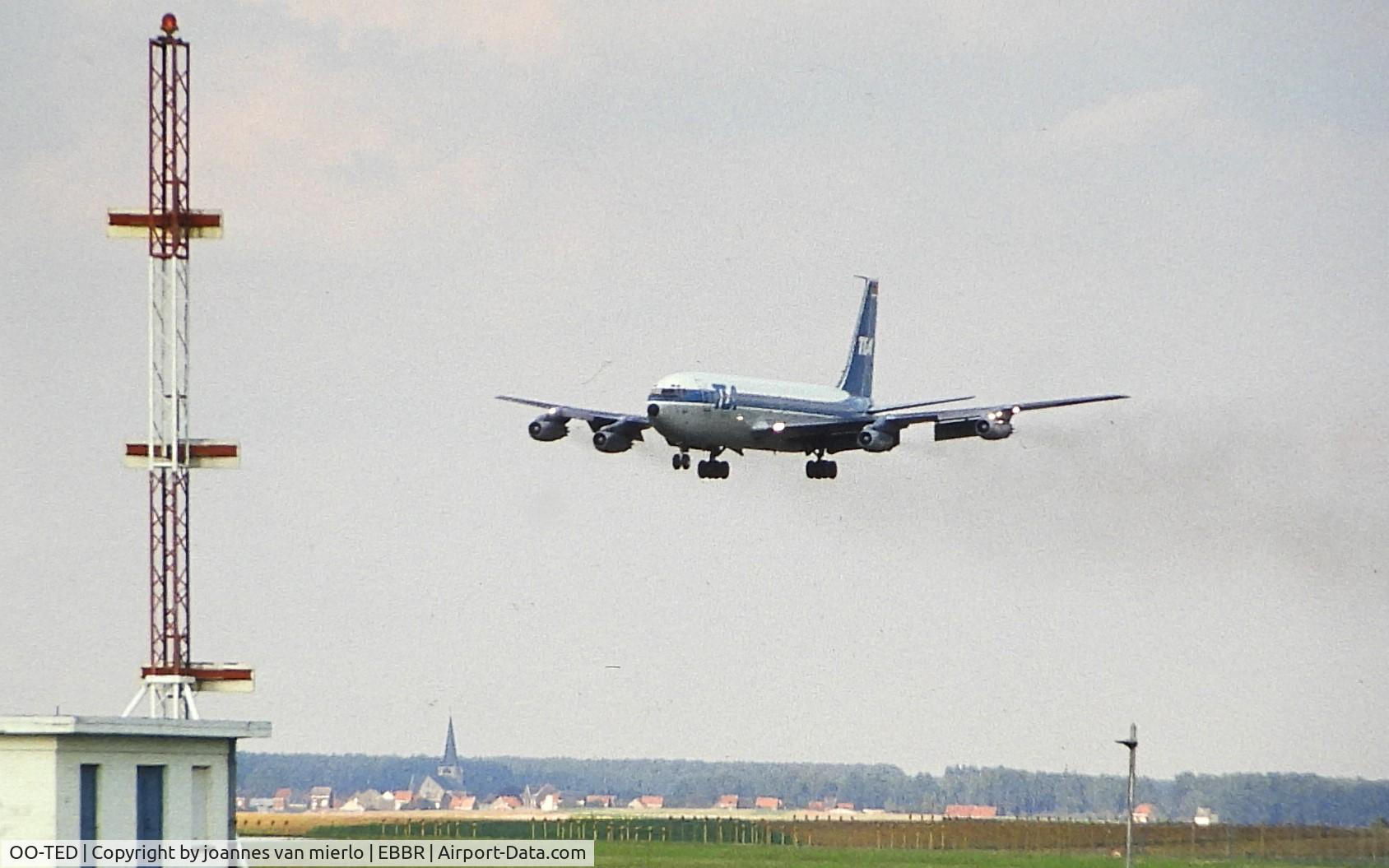 OO-TED, 1959 Boeing 707-131 C/N 17665, Slide scan