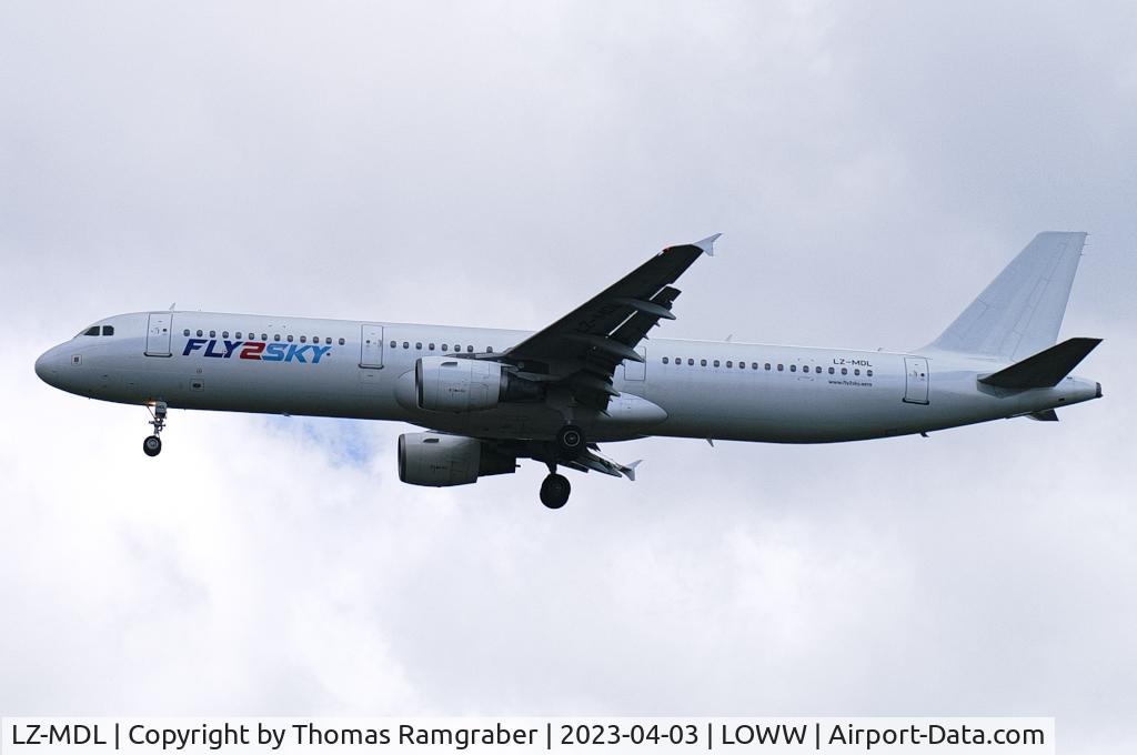 LZ-MDL, 2001 Airbus A321-211 C/N 1503, Fly2Sky Airbus A321