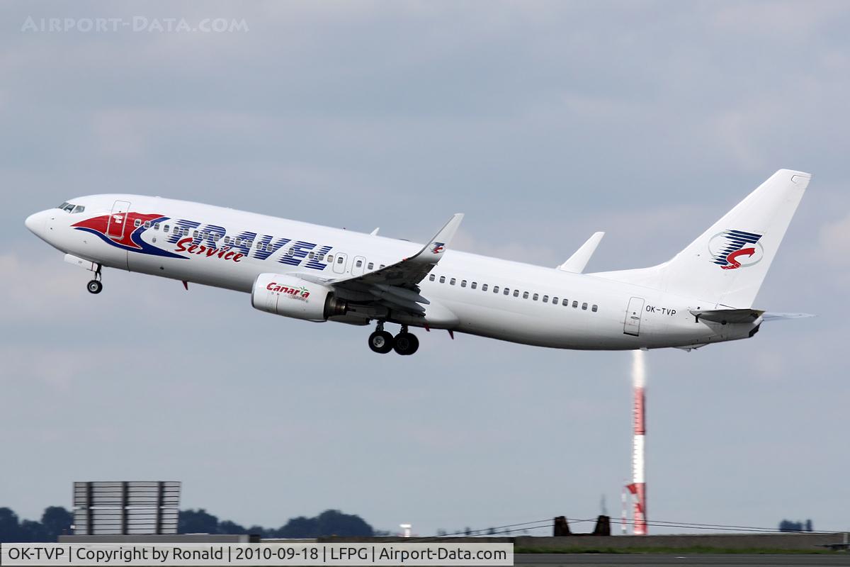 OK-TVP, 2002 Boeing 737-8K5 C/N 32907, at cdg